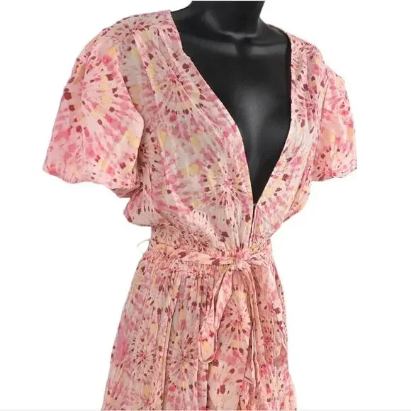 MISA Los Angeles Eloise Mini Dress Puff Sleeve - Picture 4 of 13